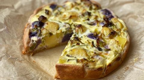 Kartoffel-Lauch-Quiche