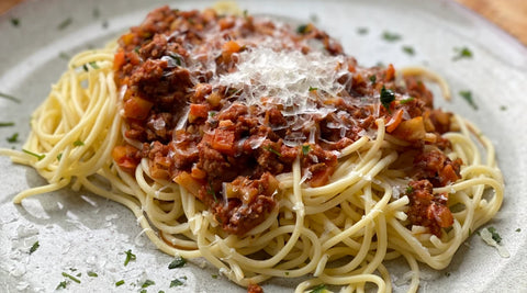 Spaghetti Bolognese alla "Das Wurzelwerk"
