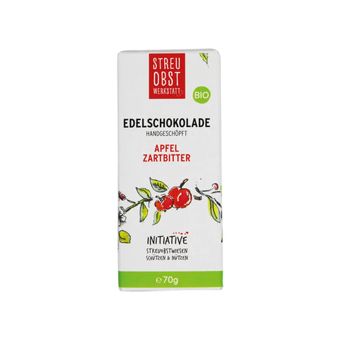 Bio Edelschokolade Apfel-Zartbitter