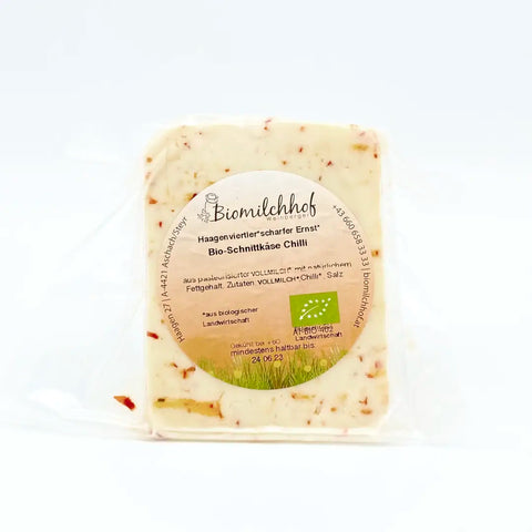 Bio Schnittkäse Chili ca. 200g