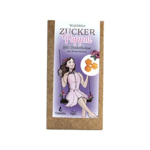 Bio Dinkelkekse mit Rosenblätter