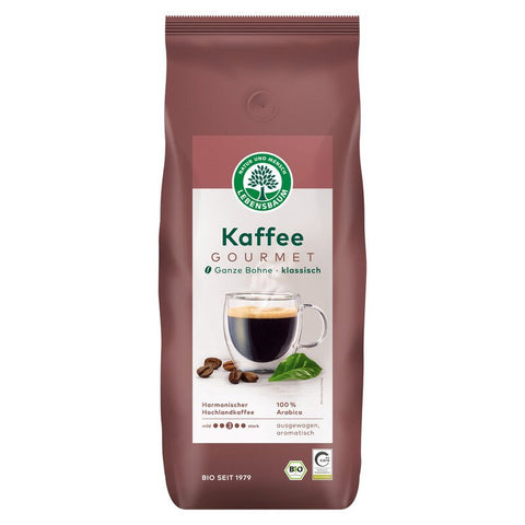 Bio Gourmet Kaffee klassisch - ganze Bohne - Lebensbaum - 1 kg