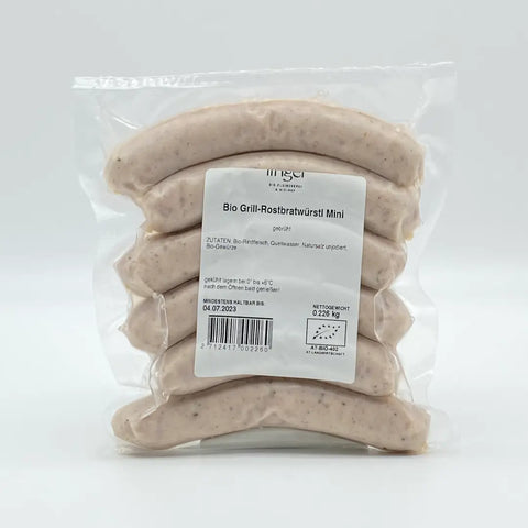 Bio Grill-Rostbratwürstl Mini 6 Stück