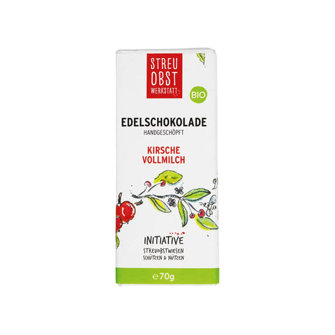 Bio Edelschokolade Kirsche Vollmilch