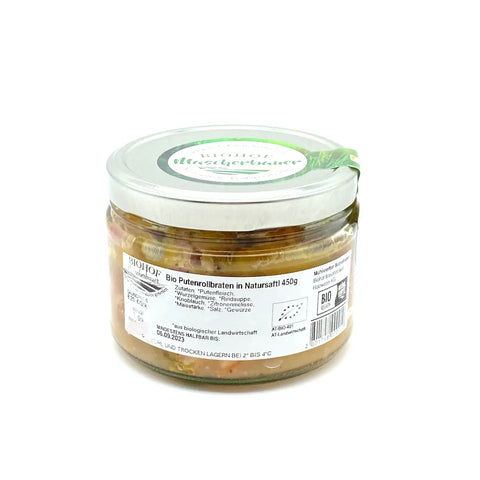 Bio Putenrollbraten im Natursaft 450g