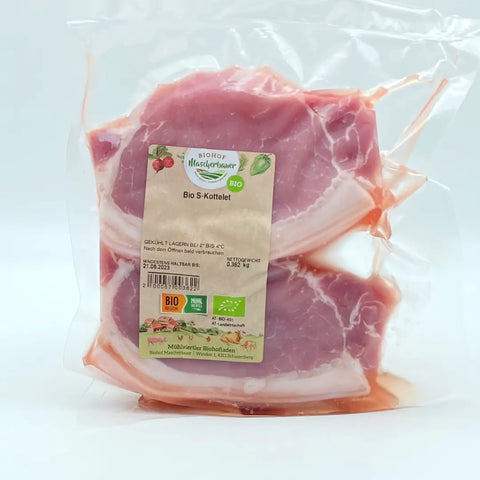 Bio Kotelett vom Freilandschwein 2 Stück