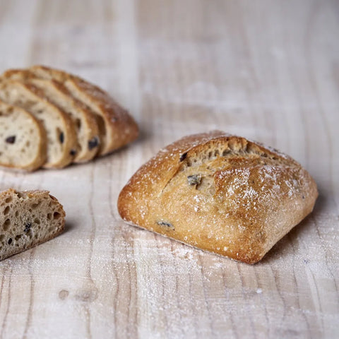 Bio Ciabatta klein mit Oliven 120g