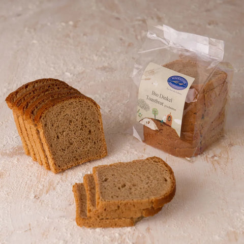 Bio Dinkel Toastbrot geschnitten 250g