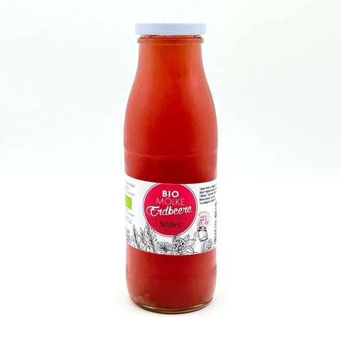 Bio Fruchtmolke Erdbeere 0,5l