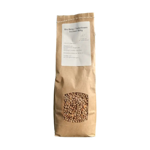 Bio Berg-/Tellerlinsen 500g