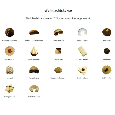 handgemachte Weihnachtskekse