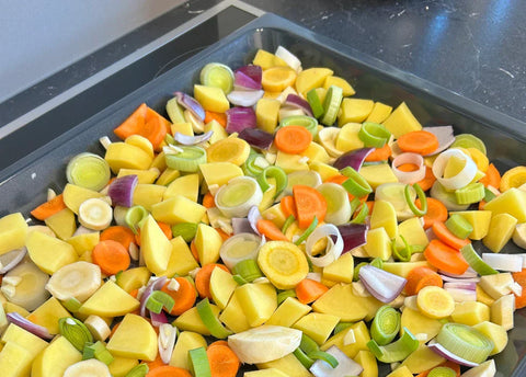 Herzhaftes Ofengemüse