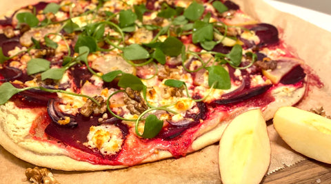 Flammkuchen mit Roten Rüben & Feta