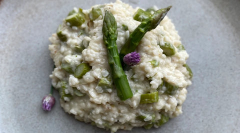 Cremiges Risotto mit Grünem Spargel