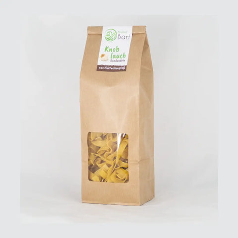 Bio Bandnudeln Knoblauch 400g
