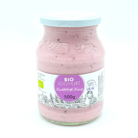 Bio Joghurt Zwetschge-Zimt 500g