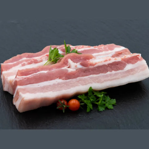 Bio Bauch vom Freilandschwein geschnitten 2 Stück