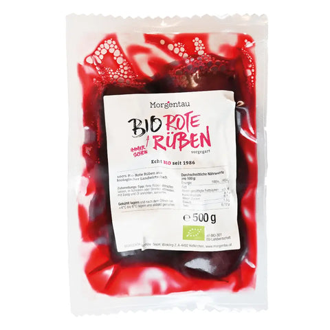 Bio Rote Rüben, gegart 500g