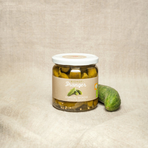 Bio Essiggurken würzig 380g