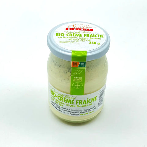 Bio Crème fraiche mit Kräutern 250ml