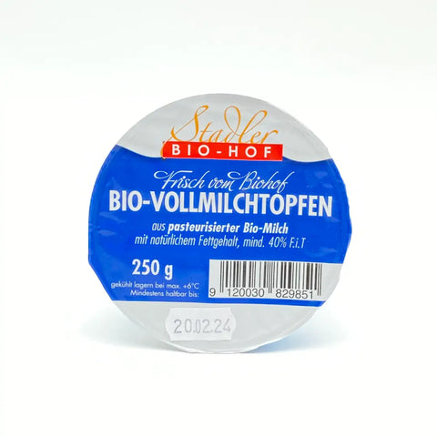 Bio Vollmilchtopfen 40% 250g
